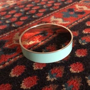 Turquoise enamel bracelet